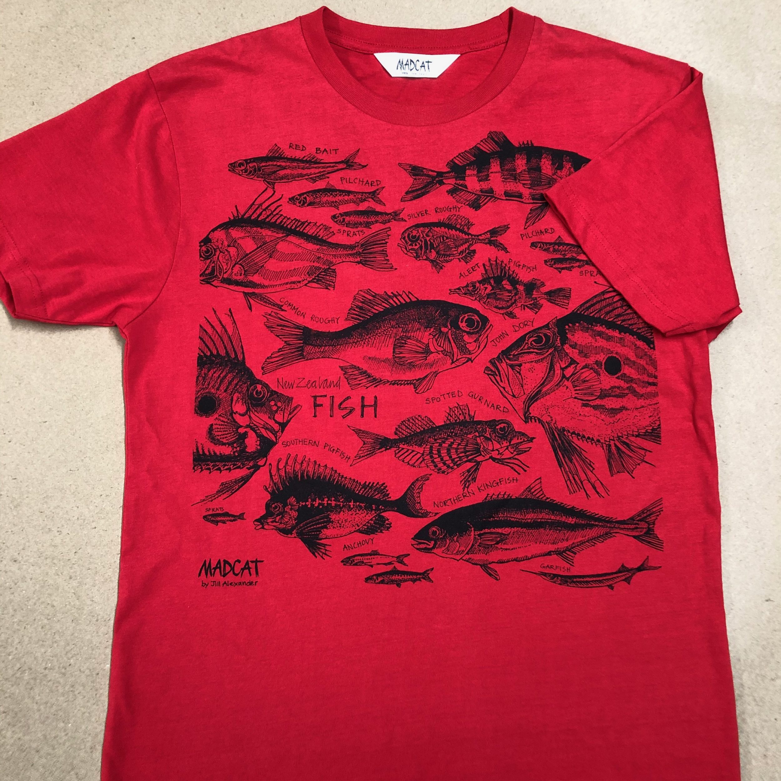 New Zealand Fish T Shirt for Men MADCAT